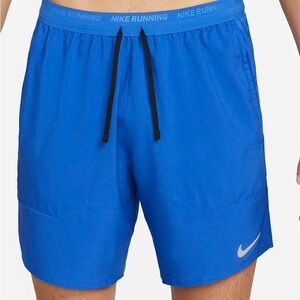 Nike Flex Stride 2-1 Running Shorts Size Medium Blue